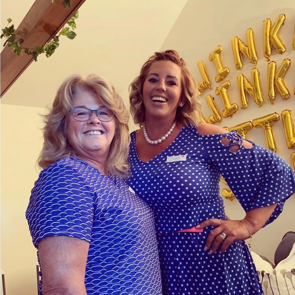 Polka dot Blue Dress